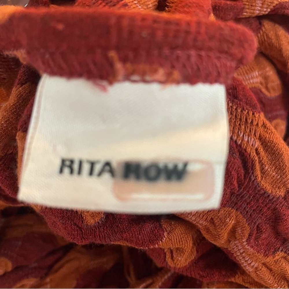 Rita Row Lirio striped rust color jumpsuit 20205 - Picture 11 of 15